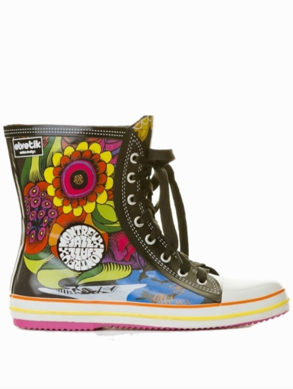 Elvetik Swiss Design waterproof rain boots limited edition for the Montreux Jazz